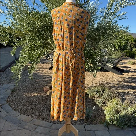 Vintage April Cornell Dress with Full Slip - Picture 2 of 7